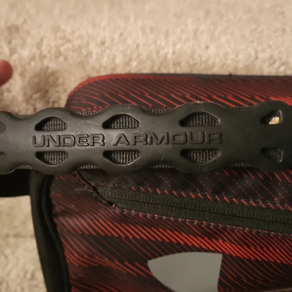 Under Armour Red & Black Lunch Bag w/ Insignia